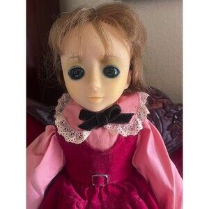 RARE Vintage Sekiguchi Big Glass Eyed Doll